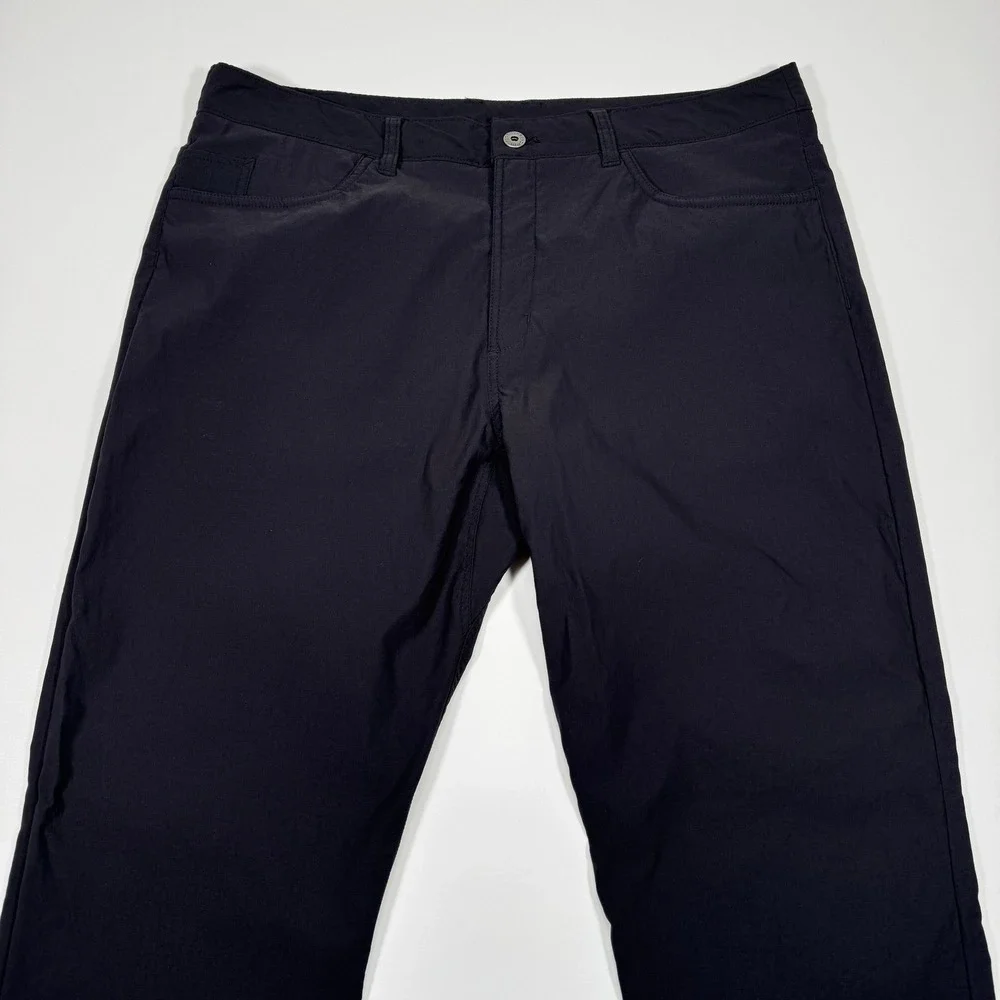 The North Face Mens Outdoor Pants 38x31 Black Nylon Stretch Hiking
